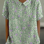 Verde con stampa floreale